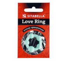 Цветное эрекционное кольцо с 5 бусинами Love Ring