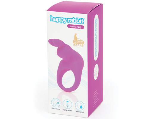 Заказать Фиолетовое эрекционное виброкольцо Happy Rabbit Rechargeable Rabbit Cock Ring Заказать Фиолетовое эрекционное виброкольцо Happy Rabbit Rechargeable Rabbit Cock Ring