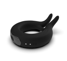 Черное эрекционное кольцо Marry Me Rechargeable Vibrating Cockring