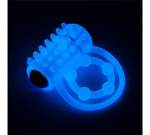Голубое, светящееся в темноте виброкольцо Lumino Play Vibrating Penis Ring Голубое, светящееся в темноте виброкольцо Lumino Play Vibrating Penis Ring