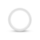 Заказать Белое люминесцентное эрекционное кольцо Silicone Glo Cock Ring