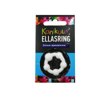 Цветное эрекционное кольцо с шариками Ellasring