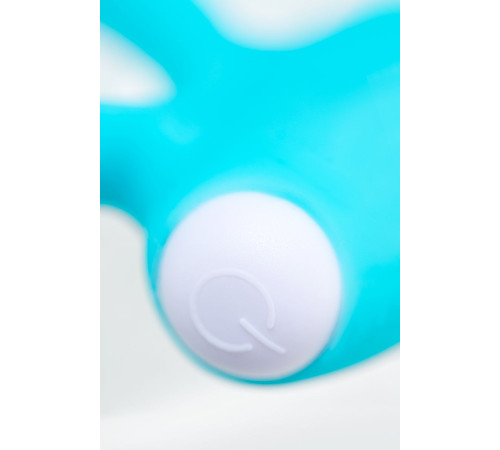 Голубое виброкольцо на пенис Sair