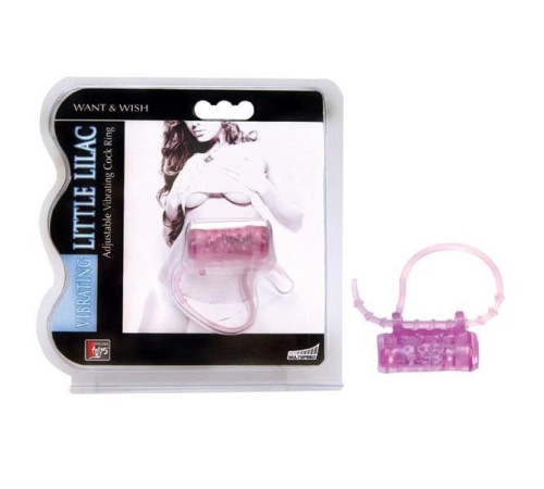 Эрекционное кольцо с вибратором LITTLE LILAC Эрекционное кольцо с вибратором LITTLE LILAC