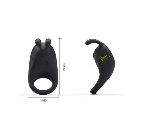 Заказать Чёрное эрекционное кольцо с вибрацией Rabbit Vibrator Заказать Чёрное эрекционное кольцо с вибрацией Rabbit Vibrator