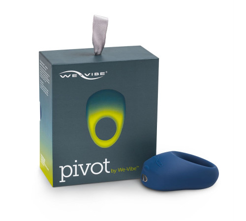Синее эрекционное виброкольцо We-vibe Pivot