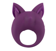 Фиолетовое перезаряжаемое эрекционное кольцо Kitten Kiki