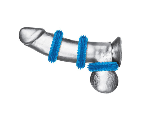 Заказать Комплект из трех голубых колец для эрекции 3-Pack Ultra-Stim Stretch Cock Rings Заказать Комплект из трех голубых колец для эрекции 3-Pack Ultra-Stim Stretch Cock Rings