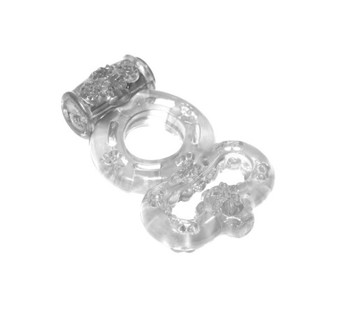 Прозрачное эрекционное кольцо Rings Treadle с подхватом