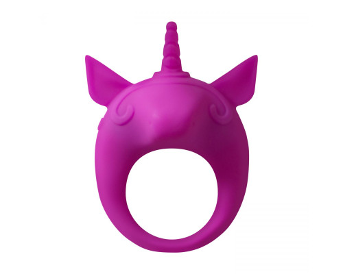 Заказать Фиолетовое эрекционное кольцо Unicorn Alfie