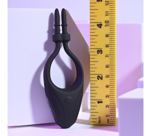 Черное эрекционное вибролассо Perfect Fit