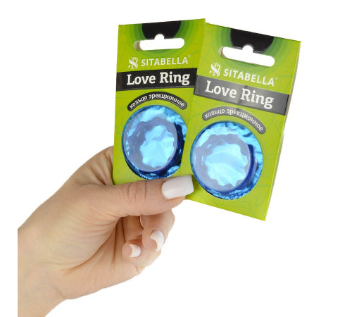 Эрекционное латексное кольцо с рельефом