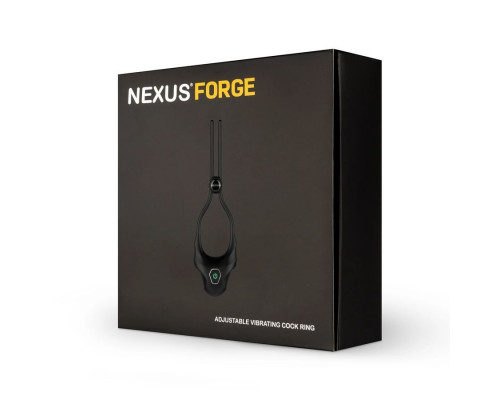 Заказать Черное эрекционное лассо с вибрацией Nexus Forge