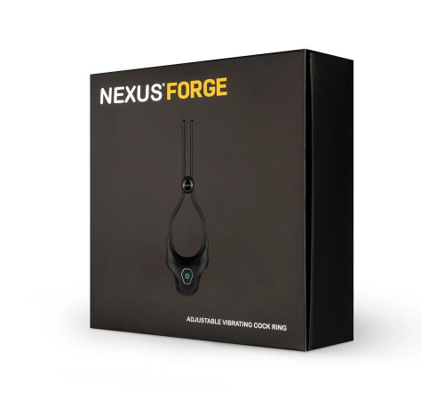 Черное эрекционное лассо с вибрацией Nexus Forge Черное эрекционное лассо с вибрацией Nexus Forge