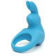 Заказать Голубое эрекционное виброкольцо Happy Rabbit Rechargeable Rabbit Cock Ring