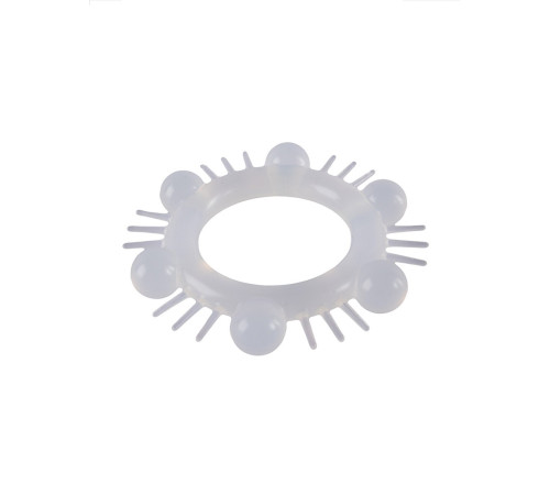 Эластичное эрекционное кольцо с шипиками и шариками