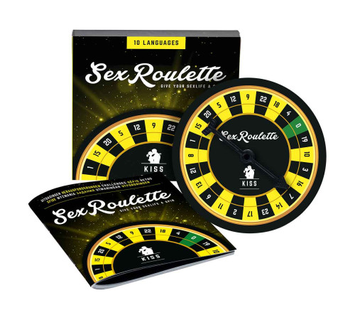 Настольная игра-рулетка Sex Roulette Kiss Настольная игра-рулетка Sex Roulette Kiss