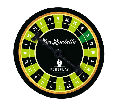 Настольная игра-рулетка Sex Roulette Foreplay Настольная игра-рулетка Sex Roulette Foreplay