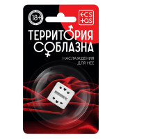 Неоновый кубик «Территория соблазна. Наслаждение для неё»