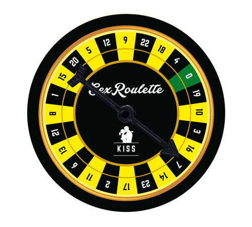 Настольная игра-рулетка Sex Roulette Kiss Настольная игра-рулетка Sex Roulette Kiss