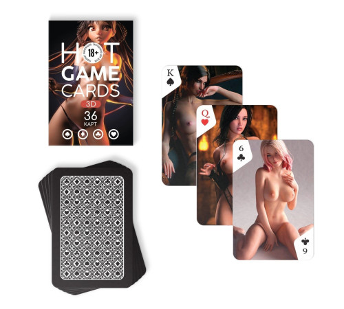 Игральные карты Hot Game Cards «3D» Игральные карты Hot Game Cards «3D»