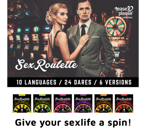 Настольная игра-рулетка Sex Roulette Kiss Настольная игра-рулетка Sex Roulette Kiss