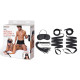 Заказать Эротический набор 4PC Bondage Bed Strap Flogger Kit