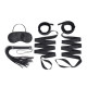 Заказать Эротический набор 4PC Bondage Bed Strap Flogger Kit