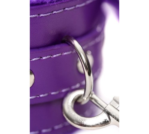 Фиолетовый набор БДСМ «Накажи меня нежно» с карточками