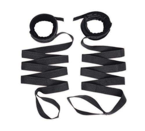Эротический набор 4PC Bondage Bed Strap   Flogger Kit