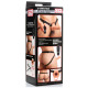 Заказать Телесный полый страпон 2 Erection 28X Smooth Vibrating Silicone Penis Sheath - 16 см.