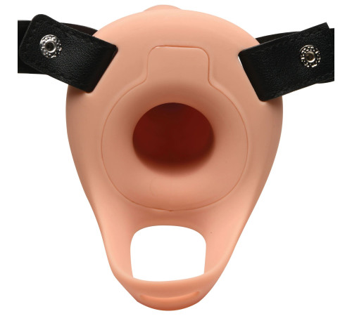 Телесный полый страпон 2 Erection 28X Smooth Vibrating Silicone Penis Sheath - 16 см. Телесный полый страпон 2 Erection 28X Smooth Vibrating Silicone Penis Sheath - 16 см.