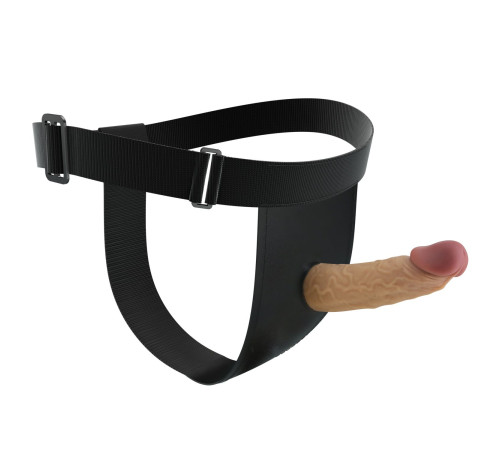 Полый страпон на регулируемых трусиках Houston - 17,5 см.