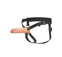 Полый страпон на ремнях 6’’ Hollow Silicone Strap-on
