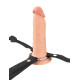 Заказать Полый страпон на ремнях 6’’ Hollow Silicone Strap-on