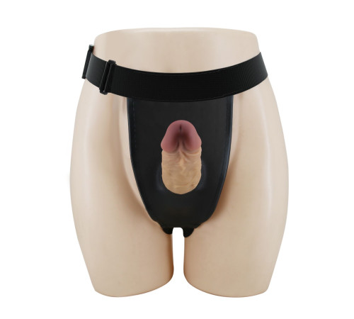 Полый страпон на регулируемых трусиках Houston - 17,5 см.