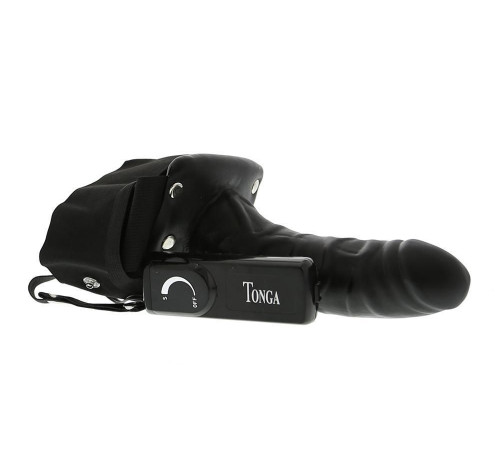 Мужской фаллопротез с вибрацией ROBOTIC MALE STRAP-ON BLACK - 17 см. Мужской фаллопротез с вибрацией ROBOTIC MALE STRAP-ON BLACK - 17 см.
