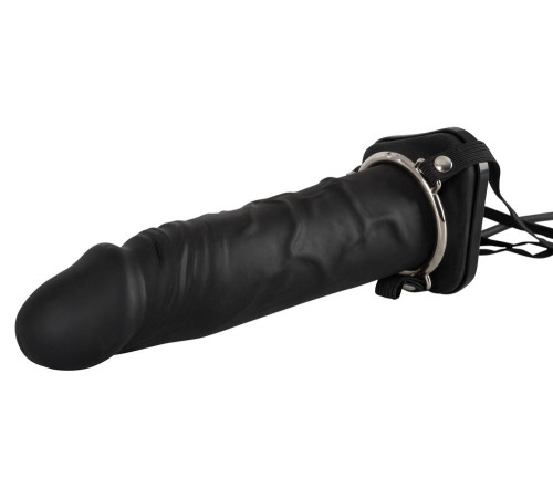 Полый страпон с эффектом увеличения Inflatable Strap-On - 18,5 см. Полый страпон с эффектом увеличения Inflatable Strap-On - 18,5 см.