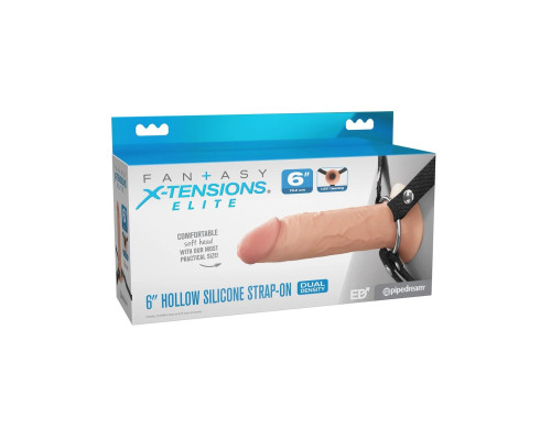 Заказать Полый страпон на ремнях 6’’ Hollow Silicone Strap-on Заказать Полый страпон на ремнях 6’’ Hollow Silicone Strap-on