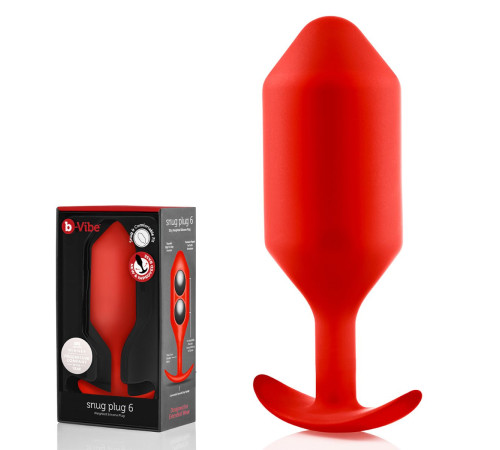 Красная пробка для ношения Snug Plug 6 - 18,5 см. Красная пробка для ношения Snug Plug 6 - 18,5 см.