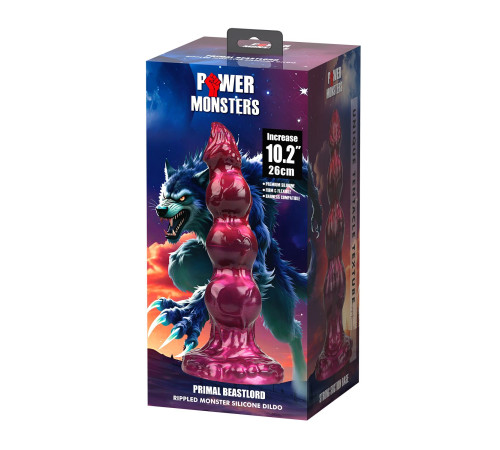 Стимулятор-гигант на присоске Primal Beastlord - 26 см.