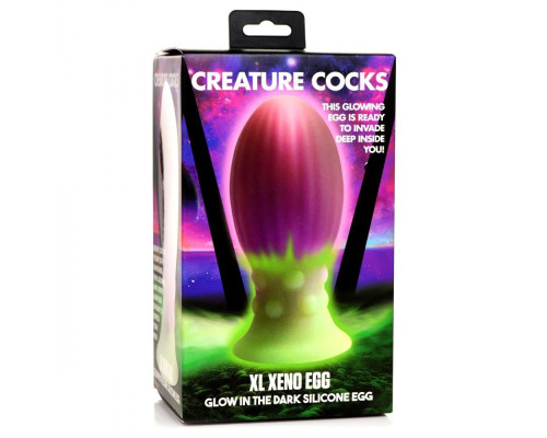 Заказать Розовая пробка-яйцо XL Xeno Egg - 17,6 см.