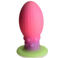 Розовая пробка-яйцо XL Xeno Egg - 17,6 см.
