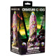 Заказать Фантазийный фаллоимитатор Dragon Spawn Dragon Ovipositor Silicone Dildo with Eggs - 18,5 см.