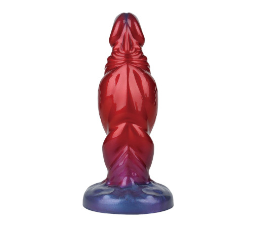 Красный фаллоимитатор с функцией расширения Shadow Behemoth - 21 см.