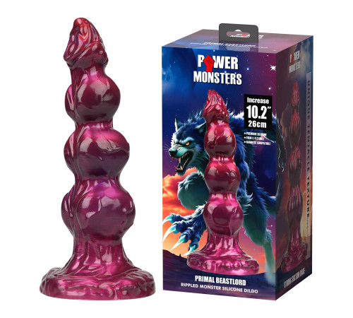 Стимулятор-гигант на присоске Primal Beastlord - 26 см.