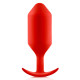 Заказать Красная пробка для ношения Snug Plug 6 - 18,5 см.