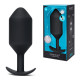 Заказать Черная пробка для ношения Snug Plug 7 - 18 см.