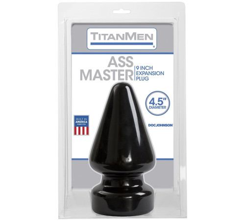 Огромный плуг Titanmen Tools Butt Plug 4.5 Diameter Ass Master - 23,1 см. Огромный плуг Titanmen Tools Butt Plug 4.5 Diameter Ass Master - 23,1 см.