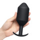 Заказать Черная пробка для ношения Snug Plug 7 - 18 см.